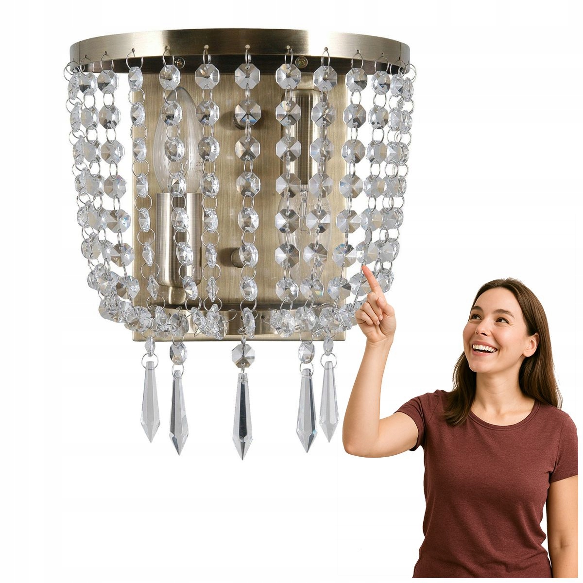 Nástenná lampa Cortina WL-30138-2B Italux