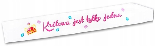 

Szarfa Królowa Jest Tylko Jedna na Parapetówkę