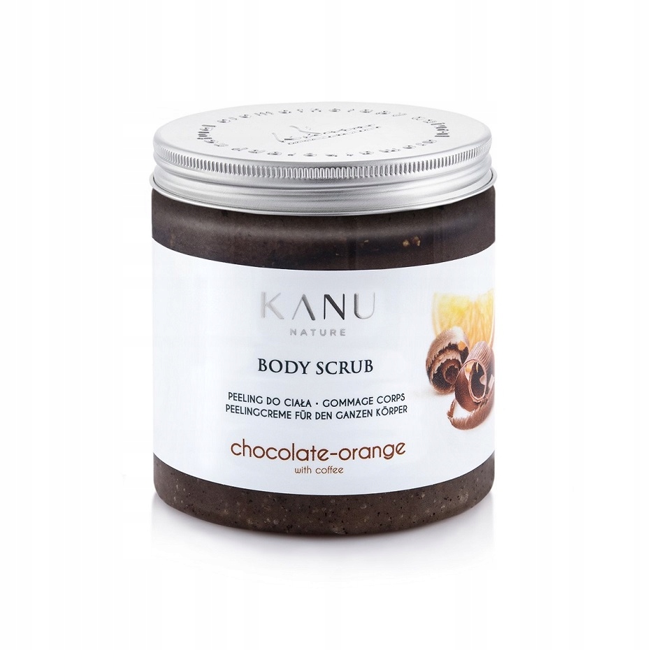 Čokoládovo-oranžový tělový peeling s kávou – exfoliace a výživa