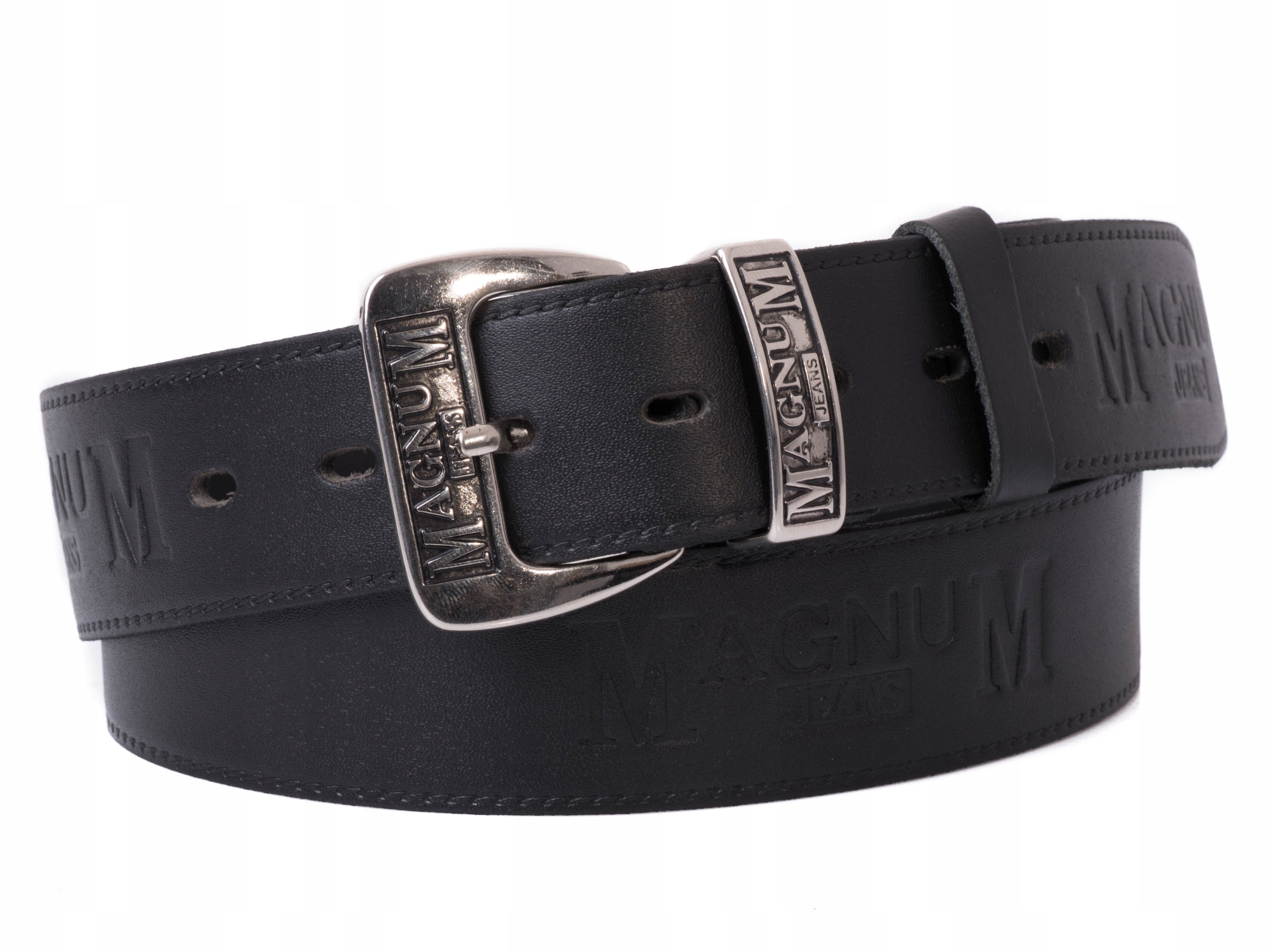 

Męski pasek do spodni Skórzany 4cm Magnum |100obw