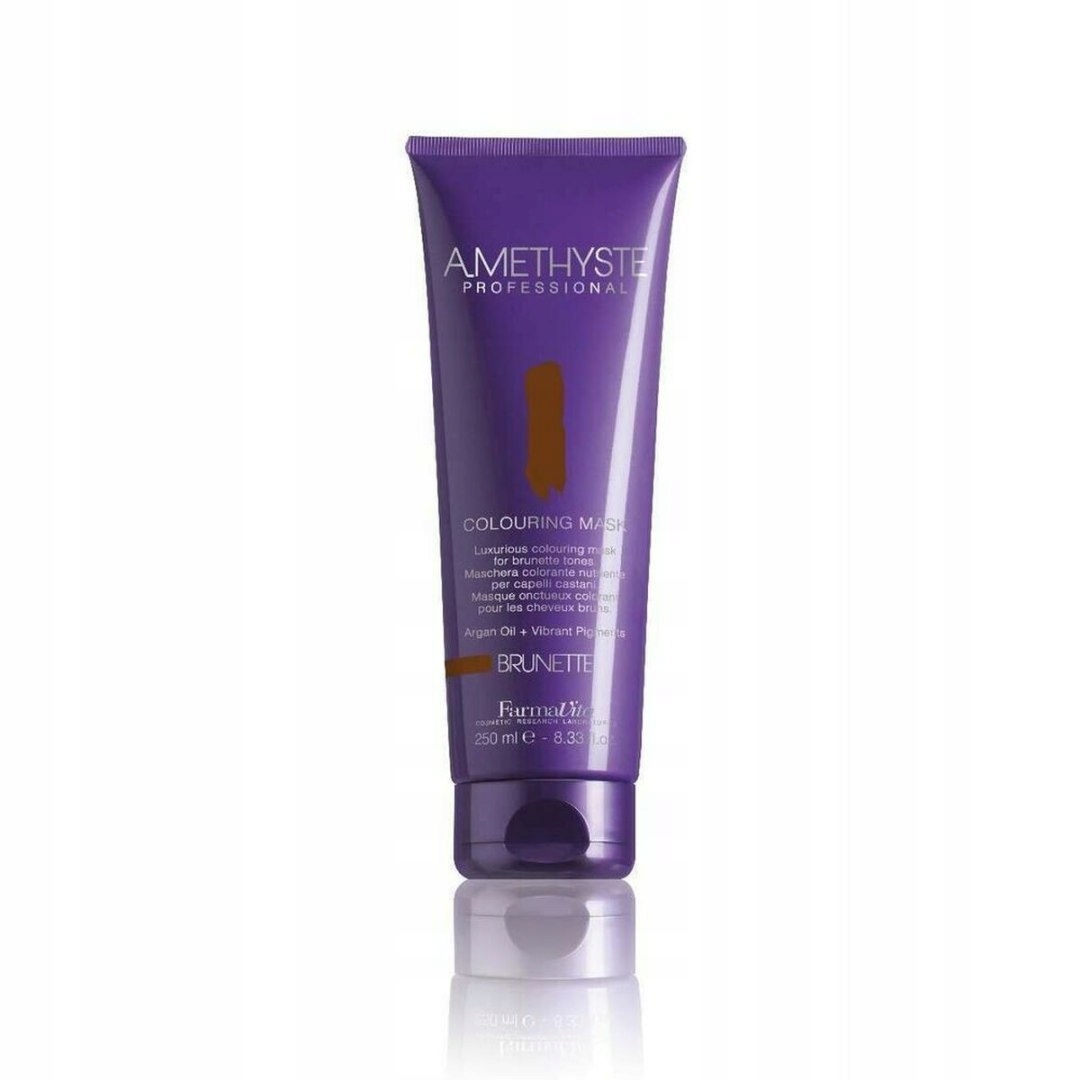 Polopermanentní barvení Farmavita Amethyste Colouring Mask Hnědá (250 ml)