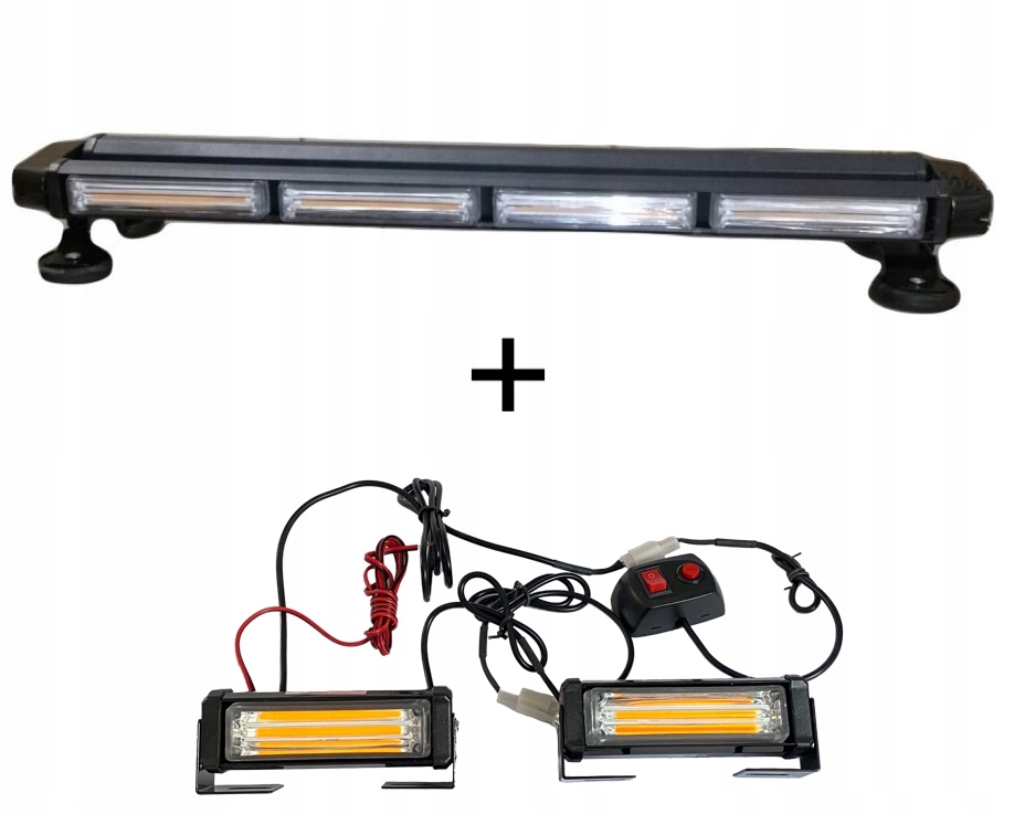 STROBOSKOP POMARAŃCZOWY BELKA KOGUT + W ATRAPĘ