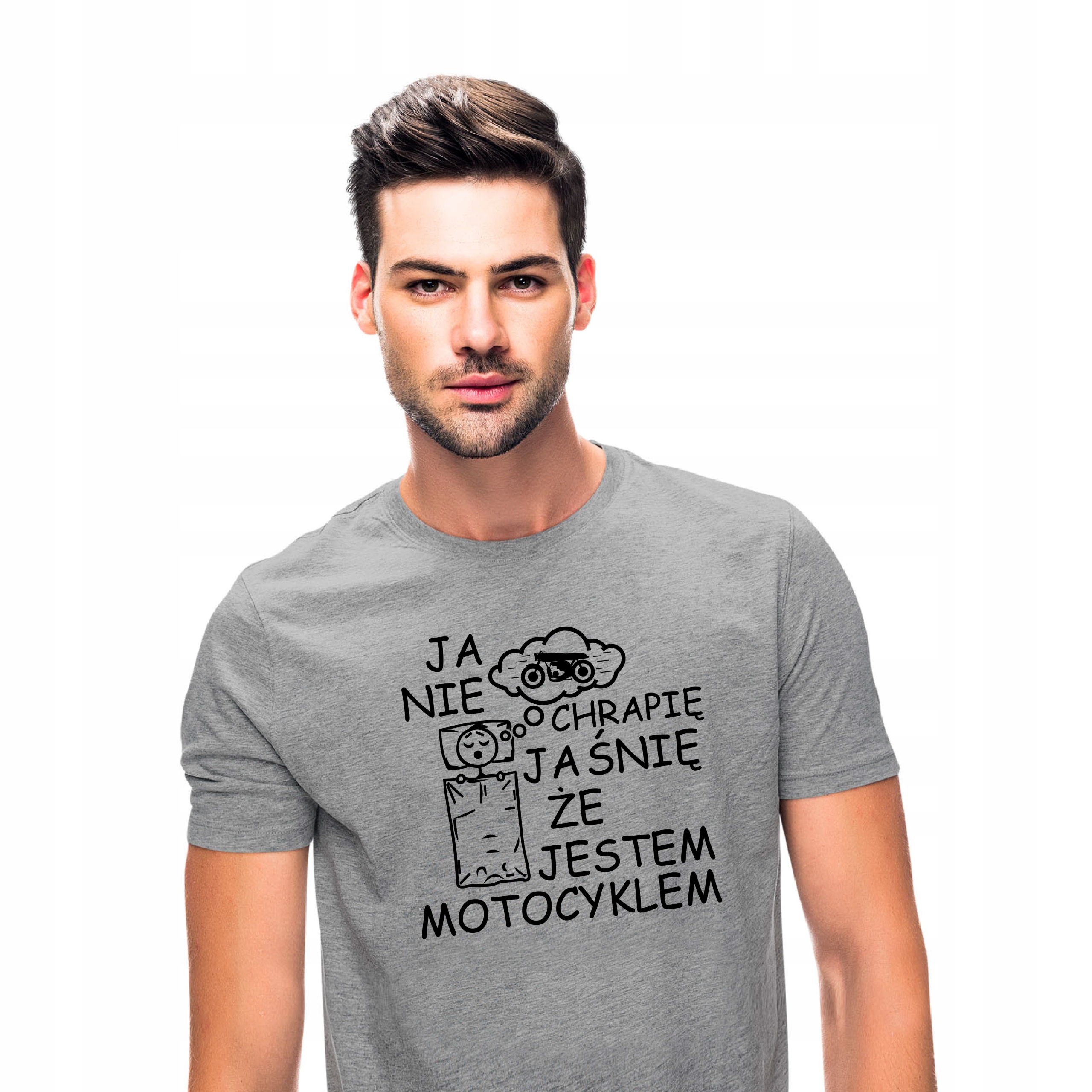 

Tshirt Śmieszny Dzień Taty Motocyklista Motocykl