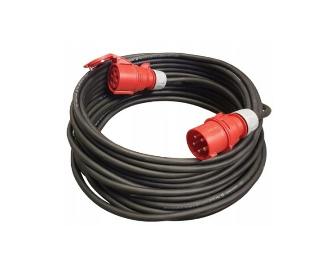 Silový kábel Ow 5x2,5 32A 30 m omietkový