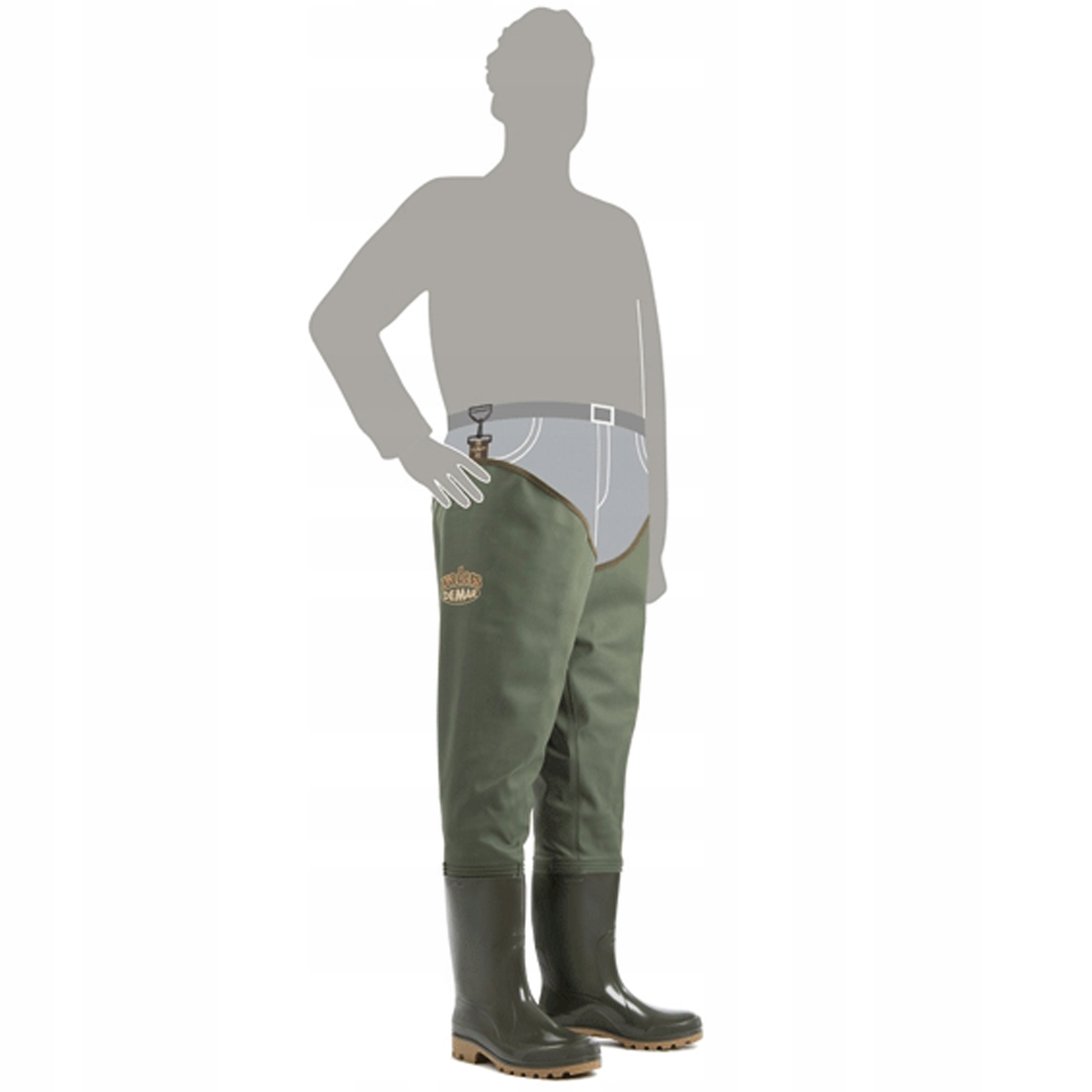 Wodery Demar Grand Waders Kalosze spodniobuty 47