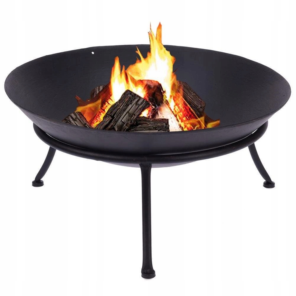 Zahradní ohniště z litiny, konkávní, 57 cm, Ambiance, pevné, na oheň