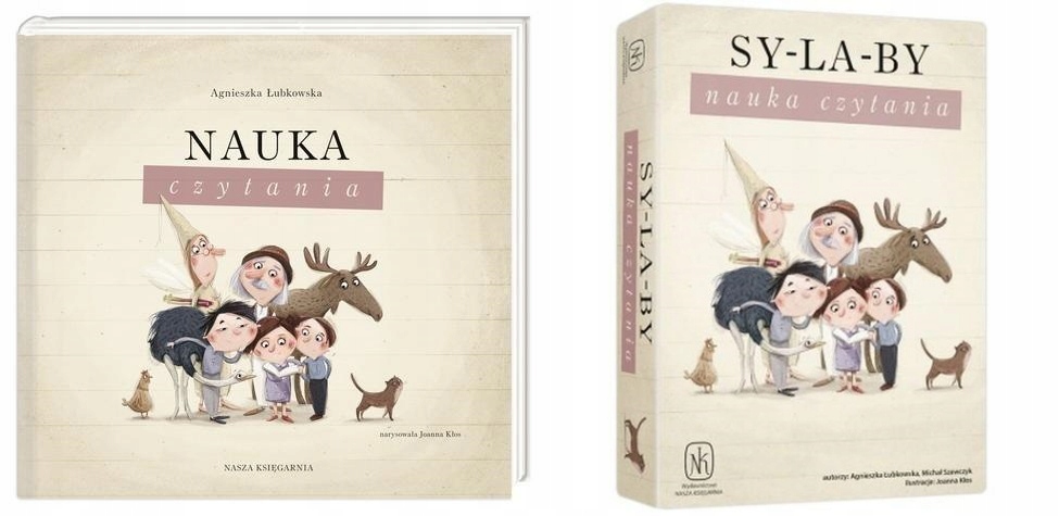 Nauka czytania + Gra Sylaby Agnieszka Łubkowska