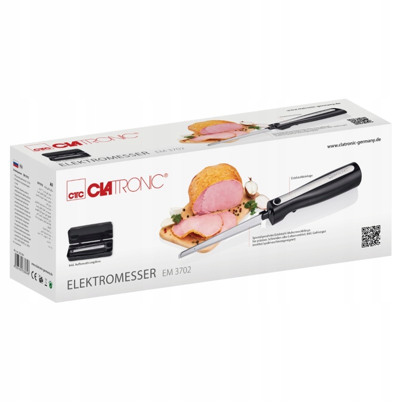 MOCNY NÓŻ ELEKTRYCZNY DO KROJENIA KEBABA CHLEBA GYROSA INOX ZE STALI 120W Regulacja prędkości krojenia nie