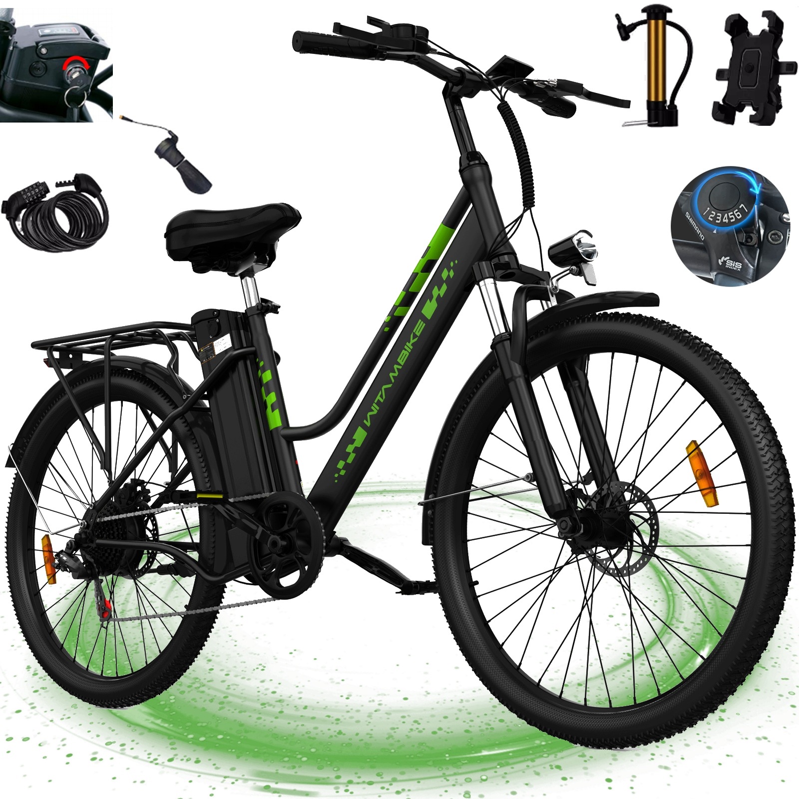 2026 pánské/dámské Elektrokolo Witambike C26 Pro 250W 36V 20AH 120km