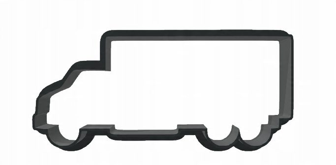 

Foremka do ciastek Tir ciężarówka samochód 8cm