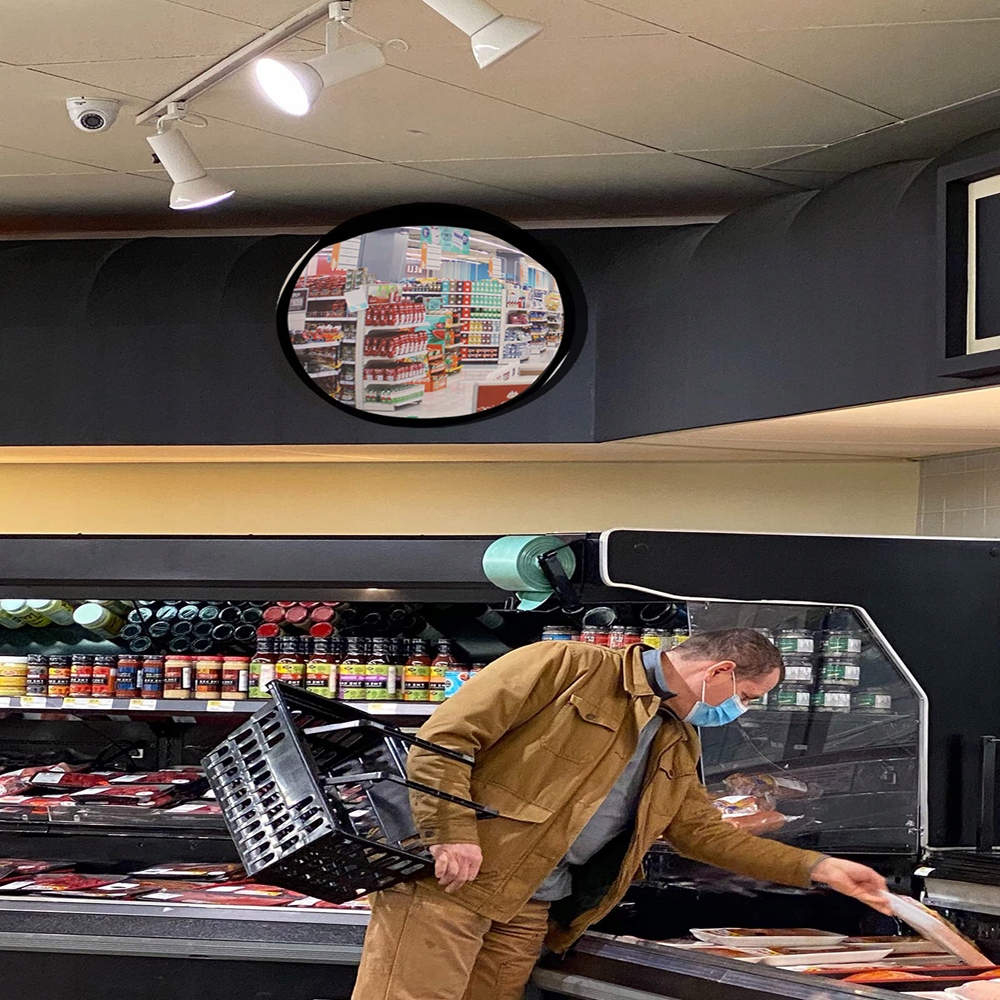 LUSTRO WYPUKŁE LUSTRO DROGOWE LUSTRO BEZPIECZEŃSTWA DO PODJAZDÓW 30 CM Długość (cm) 30