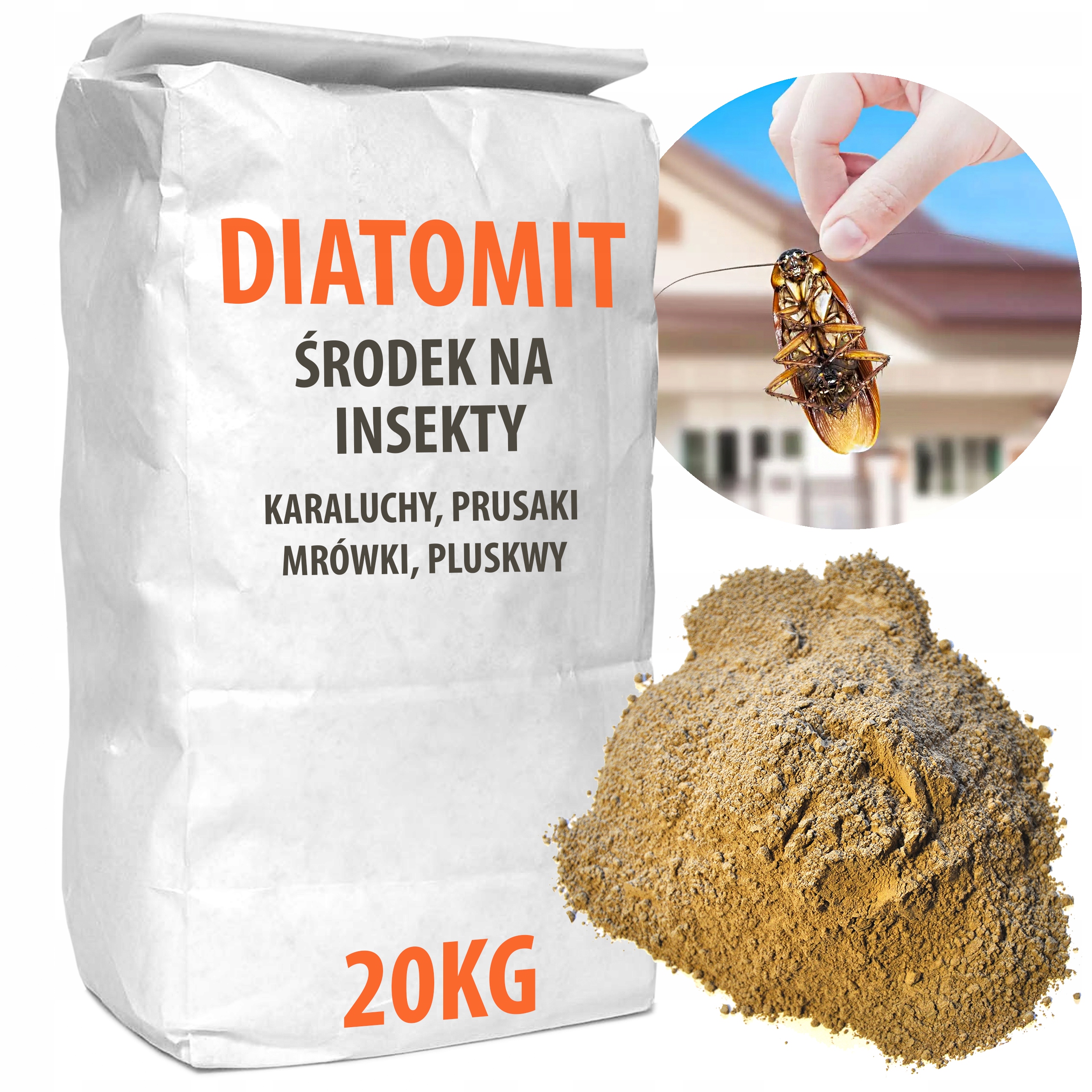

Trutka Na Karaluchy Prusaki Pluskwy Insekty 20KG