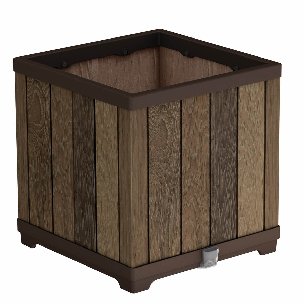 Keter kvetináč Deco Square Walnut