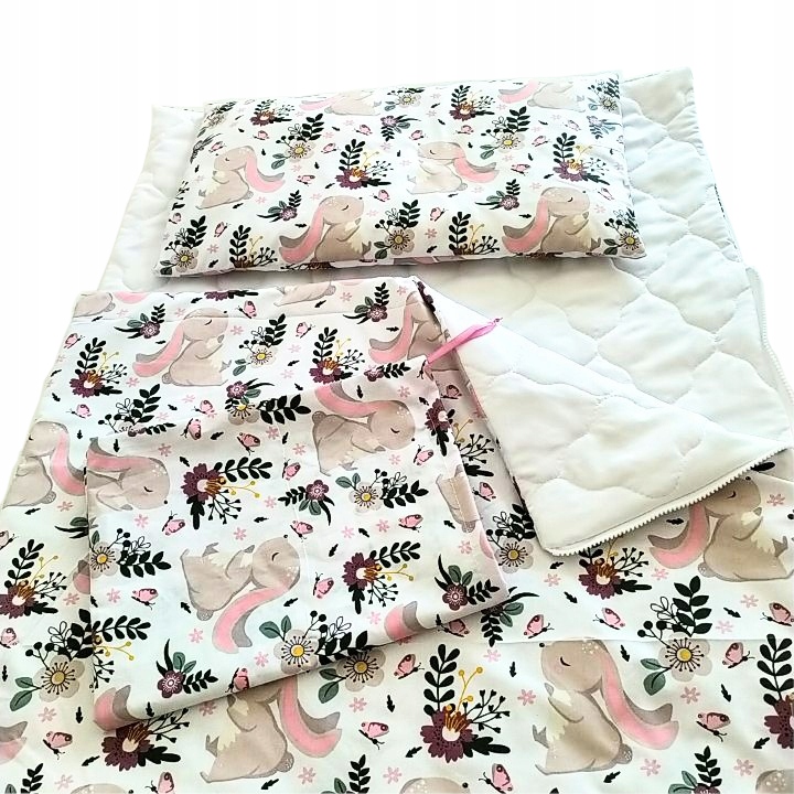 

Śpiworek do przedszkola 60x120poduszka30x50+worek