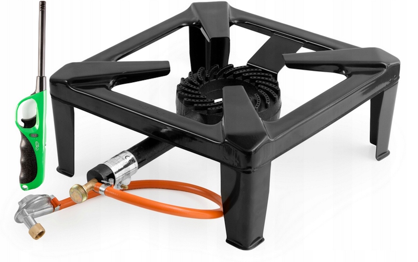 

Taboret Gazowy Palnik Kuchenka 8kW Żeliwny 40X40