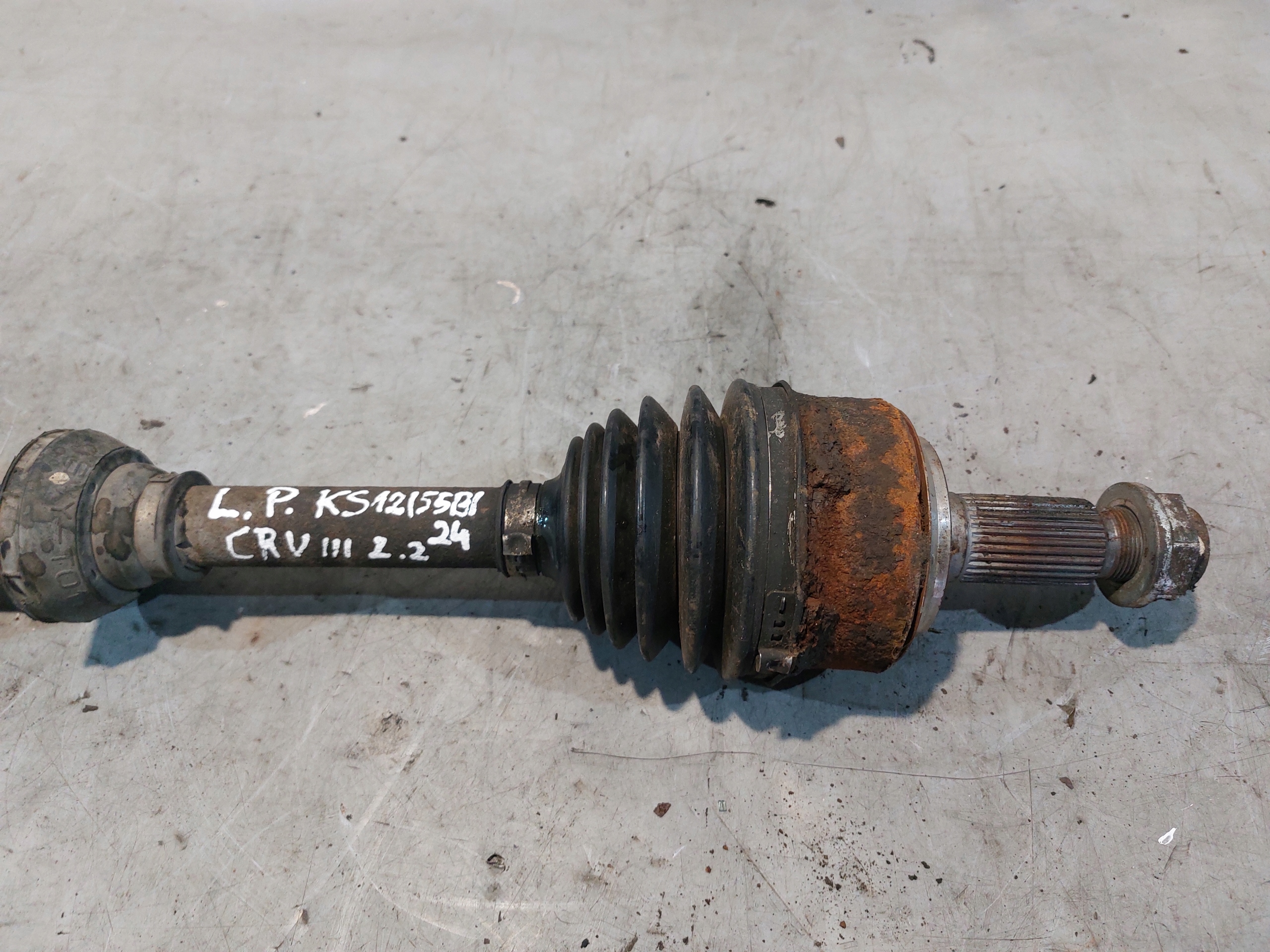 semi-axis left front HONDA CRV III 2.2 ICTDI