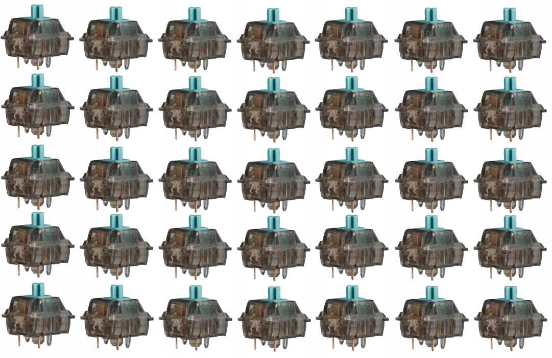 Durock T1 Smokey Switch 35szt Przełącznik do Klawiatury Mechanicznej Tactil
