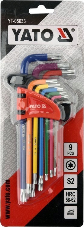 Zestaw Kluczy Torx Tr T10-T50 9SZT.