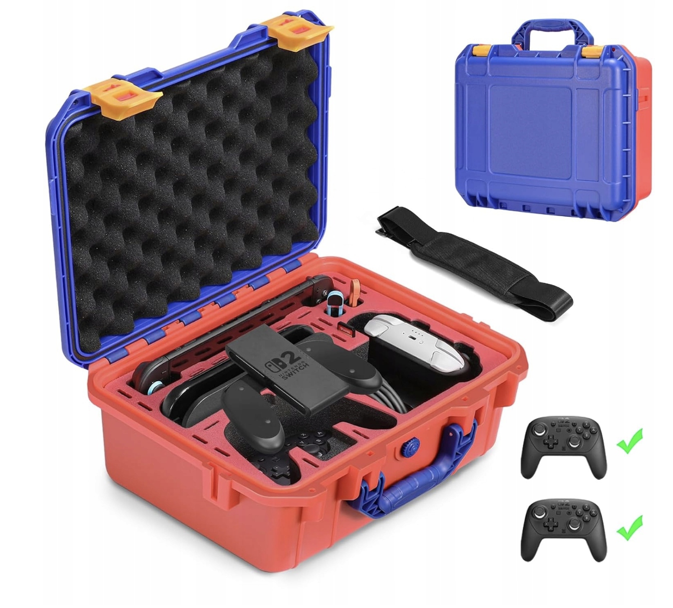 Etui Case Walizka Torba Transportowa Nintendo Switch 2 Wodoszczelna 22 Gry