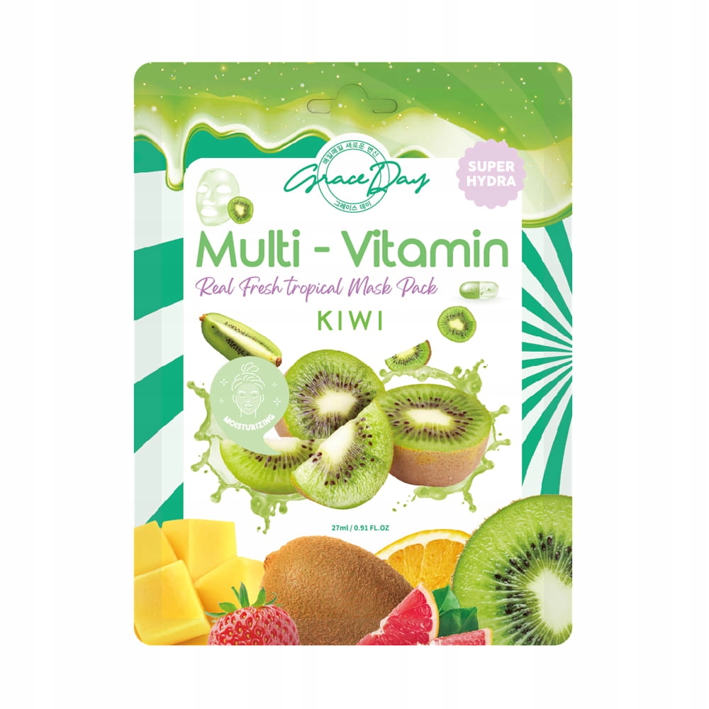 

Grace Day Multi-vitamin Maska w płachcie Kiwi, 27