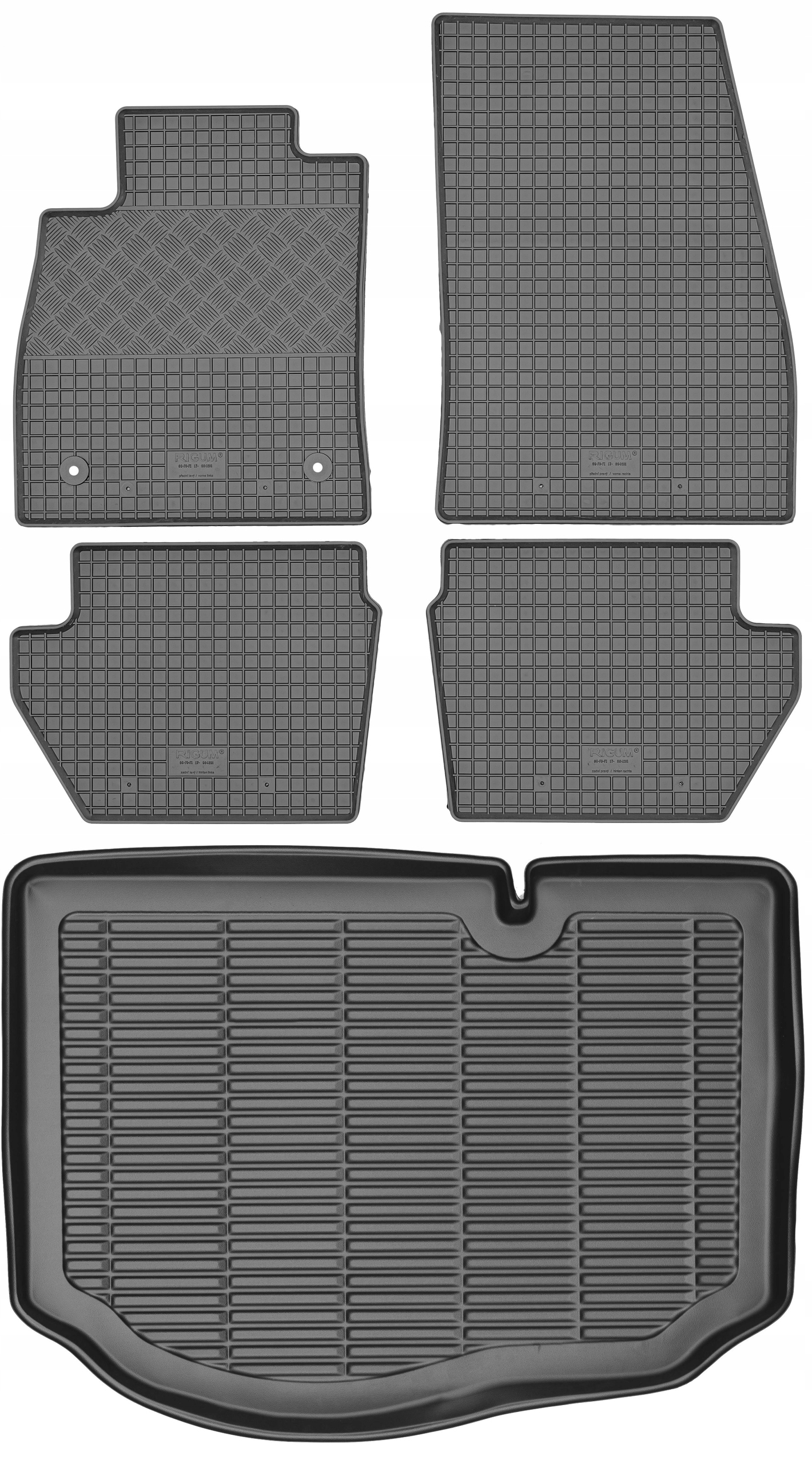 Ford Fiesta VII Hb 2017- Sada Gumové rohože rohož