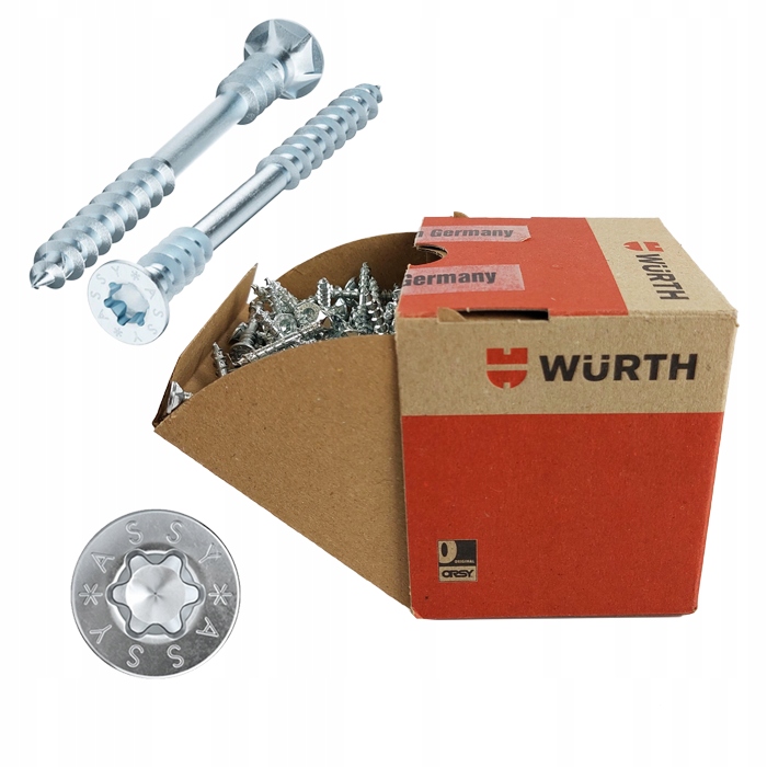 

Wkręty Assy P 4x30 Samościągające Wurth 500szt