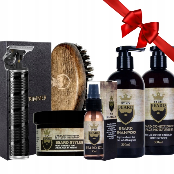 Sada Pro Péči O Vousy Zastřihovač Dárková Sada Pro Muže Krabička
