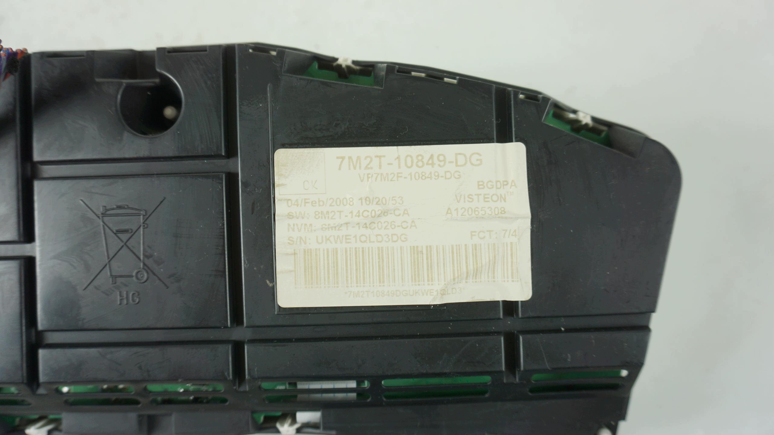 dials display CONVERS FORD MONDEO IV 4 MK4 S-MAX GALAXY 7M2T-10849-DG