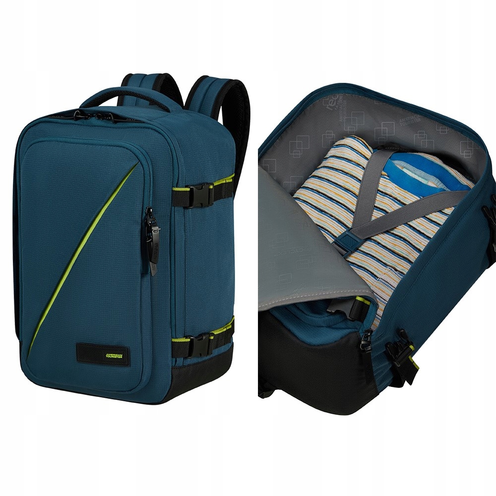 Plecak kabinowy wymiary do Ryanair American Tourister 20-40 l niebieski