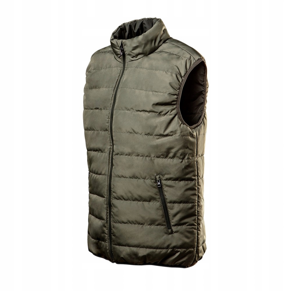 Dvoustranná pracovní vesta bez rukávů Camo, velikost XL