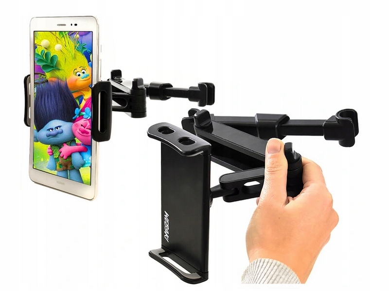 Uchwyt do Samochodu dla Dzieci na Telefon Tablet Kolor czarny