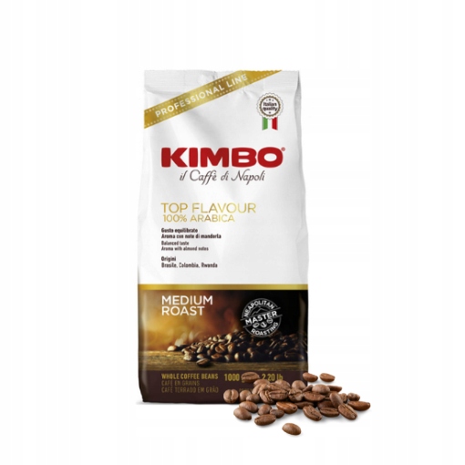 Kimbo Top Flavour 1 kg kawa ziarnista 100% Arabika