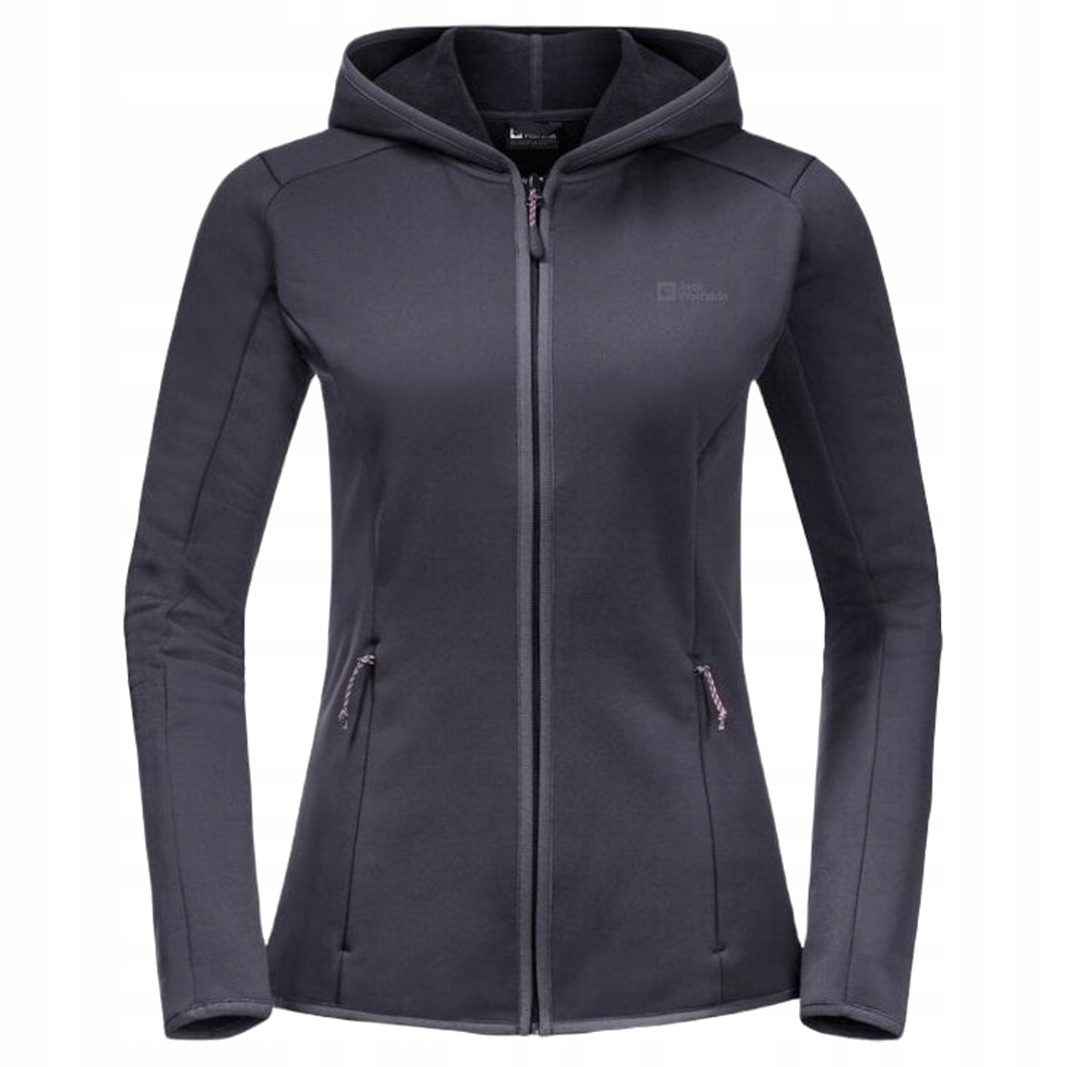 Jack Wolfskin Baiselberg Hooded Fz W [s] Dámská bunda Polyester Černá