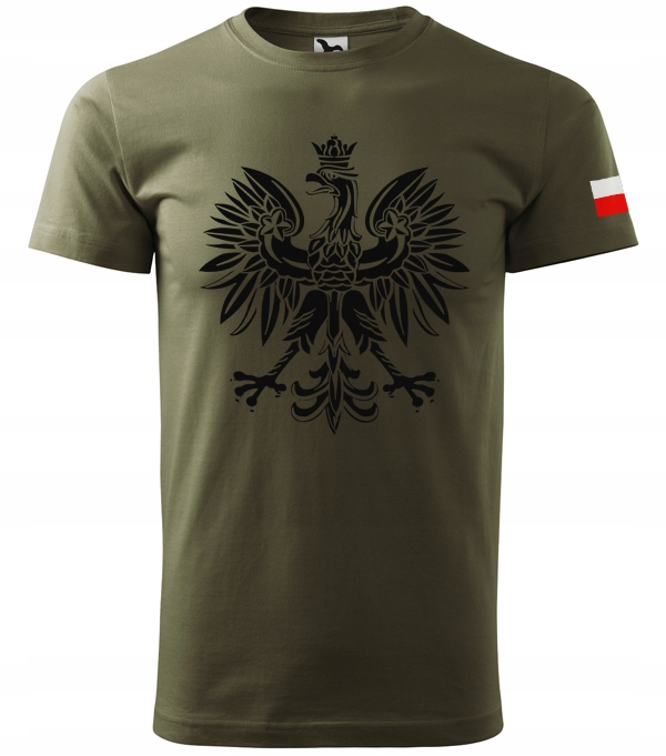 

Koszulka Patriotyczna Orzeł Polska Flaga Wojskowa