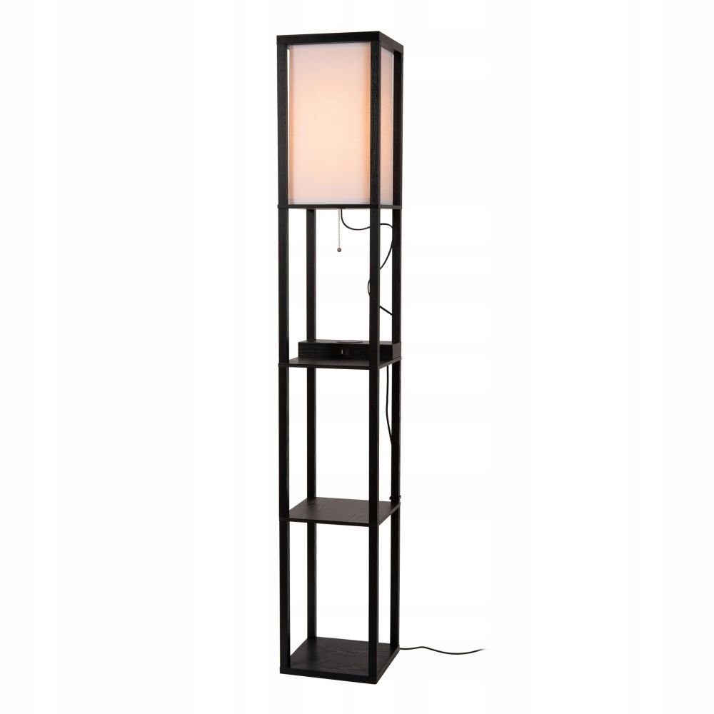 Stojacia lampa s policami a nabíjačkou Menno 44799/81/30 Lucide