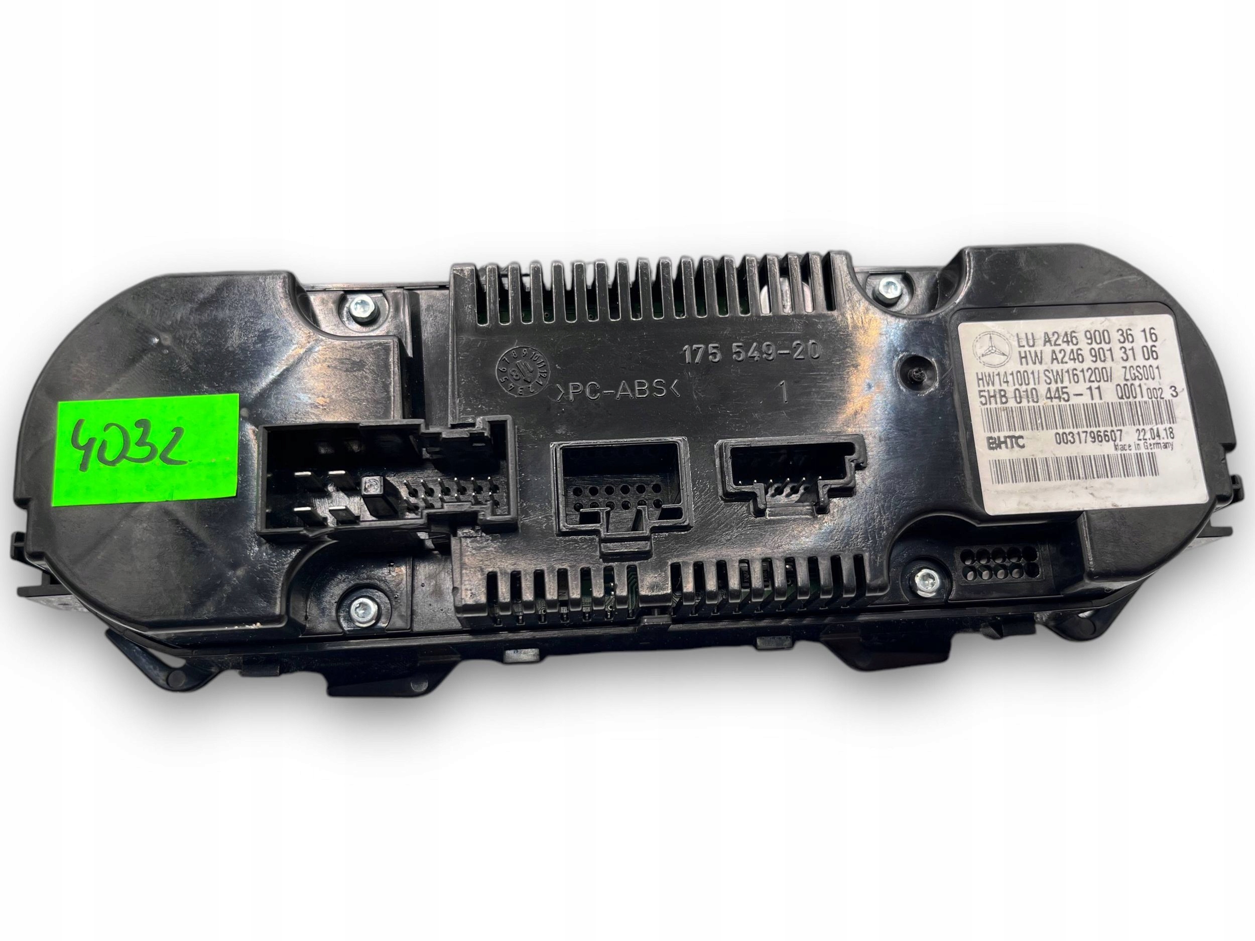 2469003616 Unite commande clima MERCEDES W117 $J