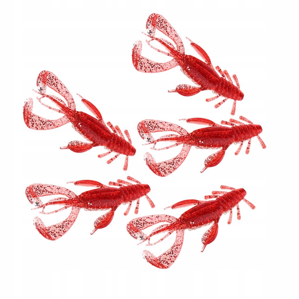 Bionic Soft Fishing Lures Crawfish Soft Bait Red za 185 Kč - Allegro