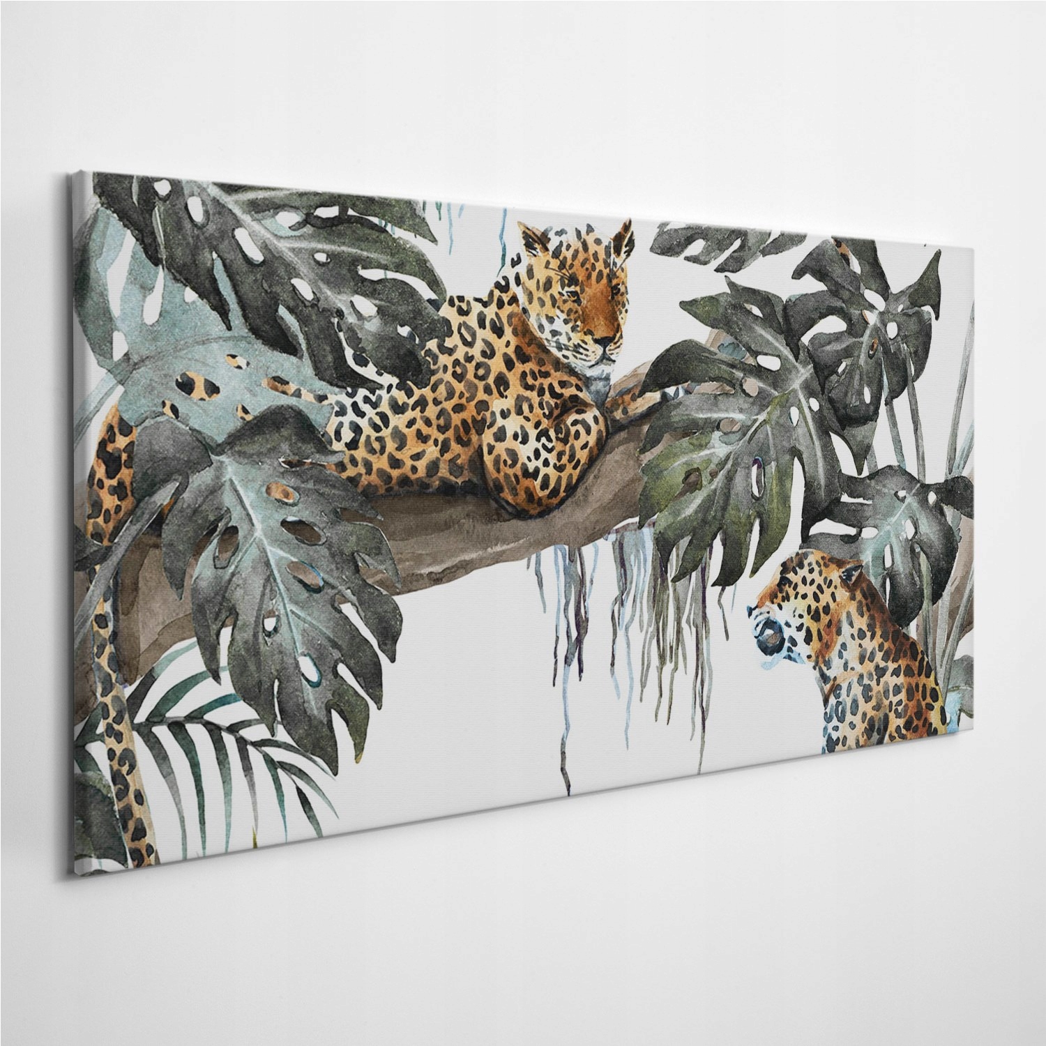

Fotoobraz na ścianę Akwarele Lampart Kot 120x60 cm