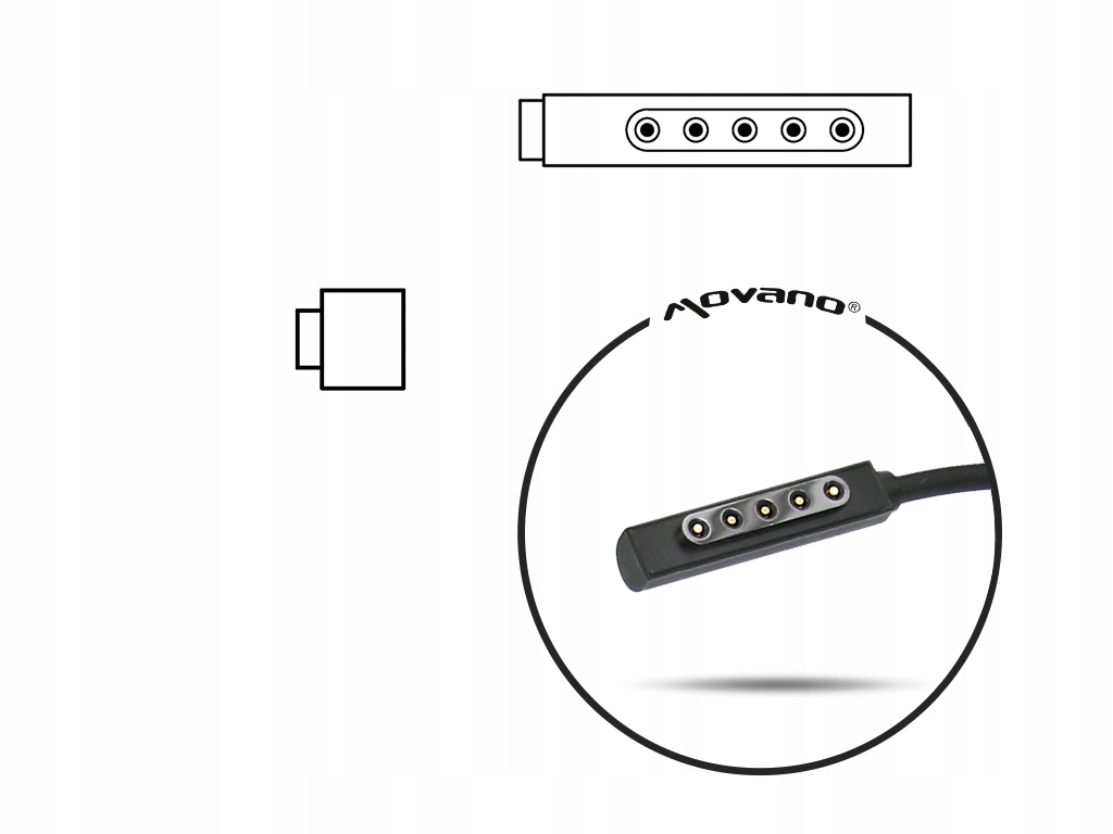 Адаптер питания зарядное устройство 12V 3.6 A 43w планшет Microsoft код производителя ZZ / MI1236 12V 3.6 A 43w планшет Microsoft