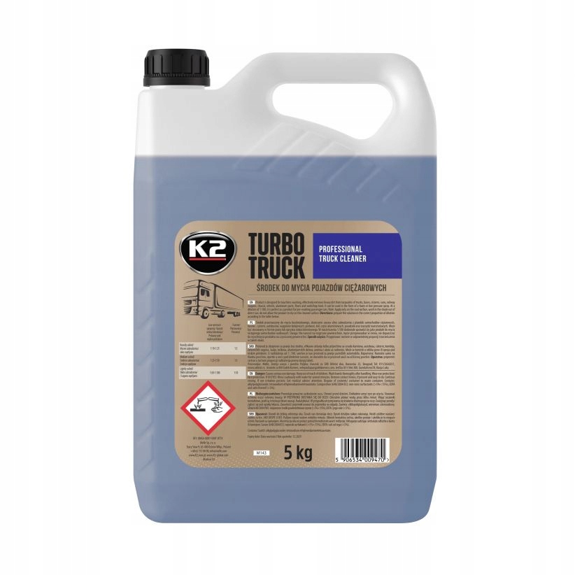 K2 TURBO TRUCK 5KG пена для мойки грузовиков