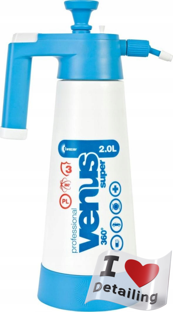 Kwazar Venus 360 Pro+ Postřikovač pro chemii Mytí Nástřik 2L