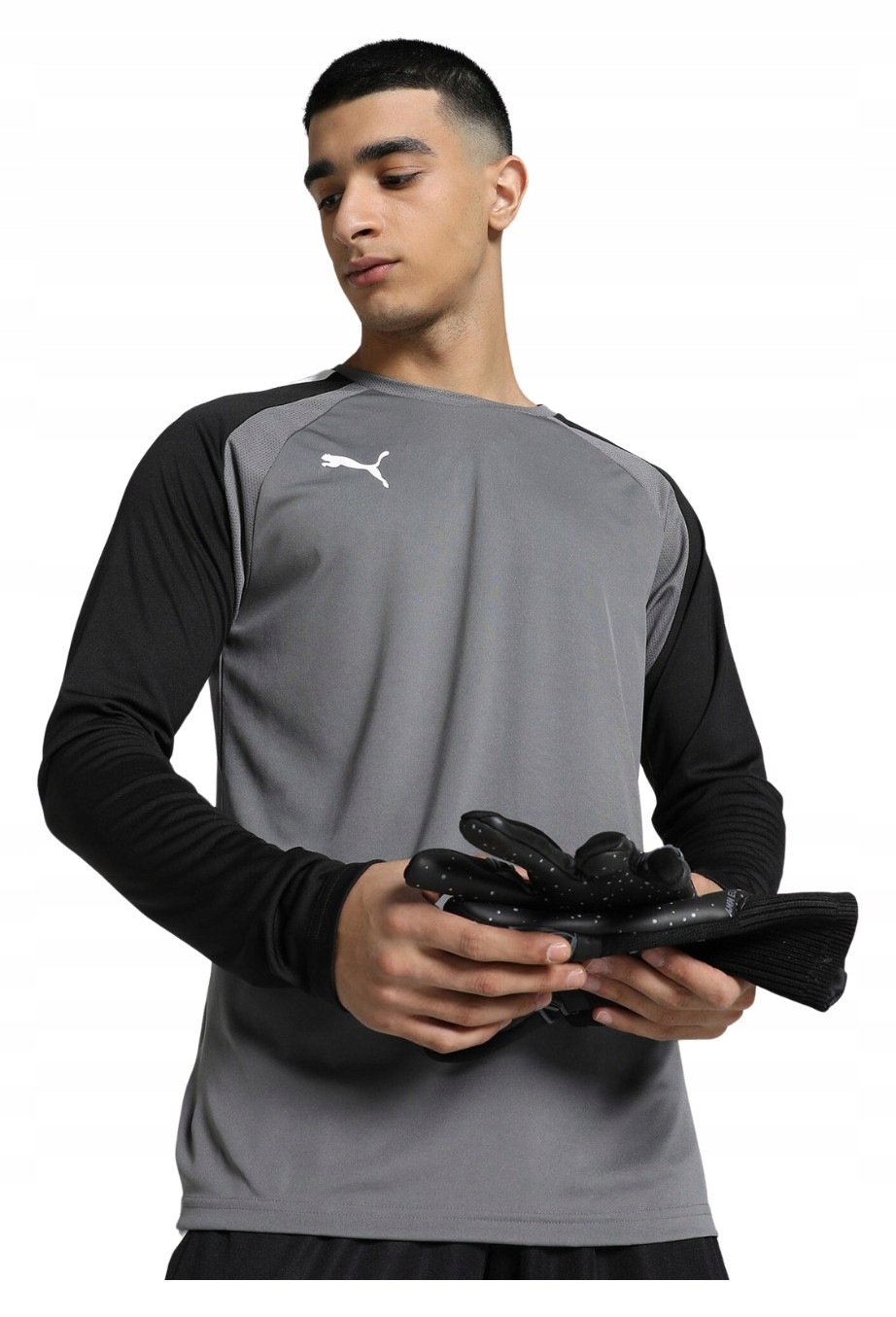Mikina Puma Bramkarska Teampacer Gk Ls šedá 704933 43 vel. XL