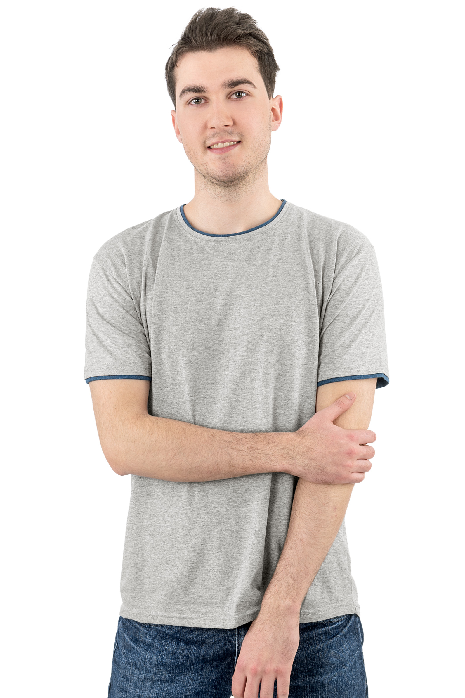 

Tshirt Koszulka Podkoszulek Męski 24E r XL szary