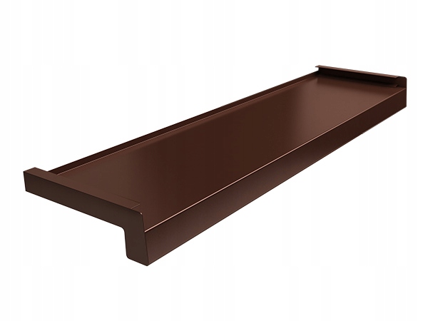 PARAPET ZEWNĘTRZNY STALOWY STAL PARAPETY ZEWNETRZNE BRĄZOWY 20CM + GRATIS