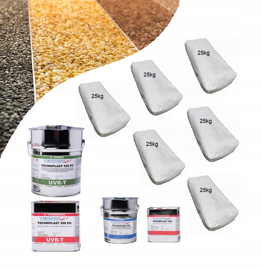 Kamenný koberec, sada materiálů, 10 m2