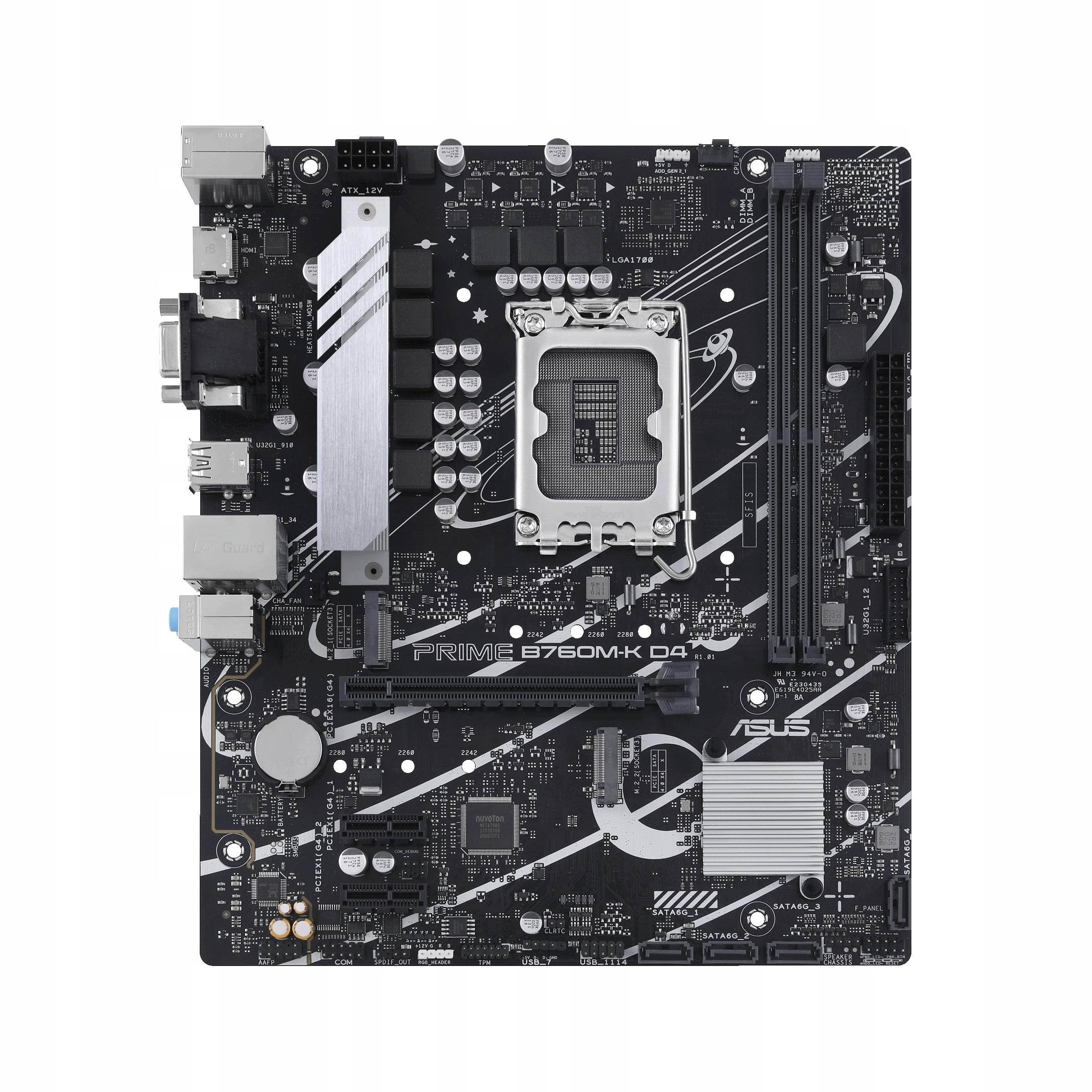 Asus Prime B760M-K D4, Intel B760, LGA1700, 2xDDR4, mATX 90MB1DS0-M0EAY0