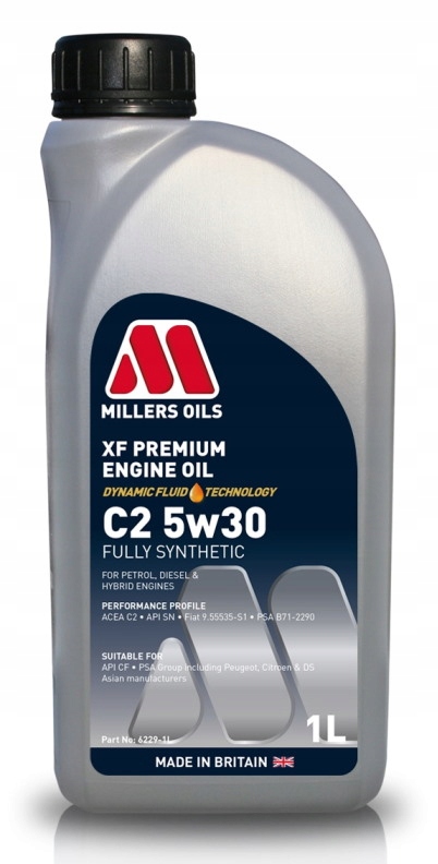 

Millers Oils Xf Premium C2 5W30 1L Longlife 6229