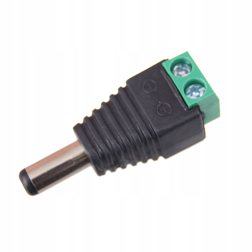 

Adapter złącza zasilania 5.5x2.1mm DC męski
