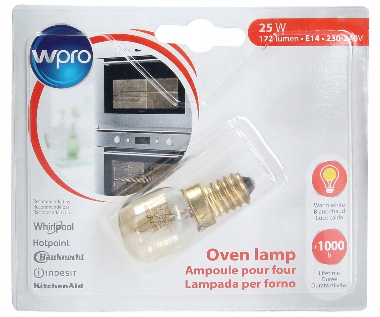 

Żarówka piekarnika E14 T25 25W Amica EBI8562AA
