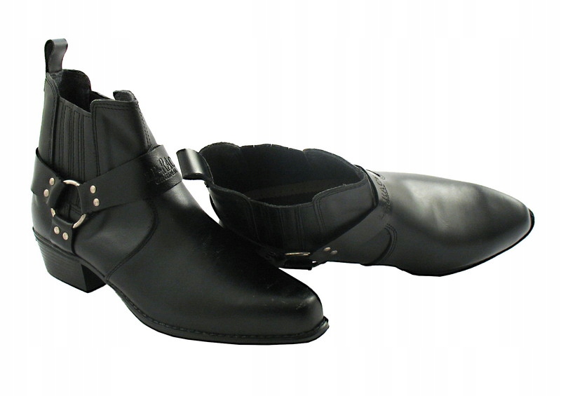 MĘSKIE SKÓRZANE BUTY KOWBOJKI SKÓRA POLSKIE r 44 Kod producenta KW